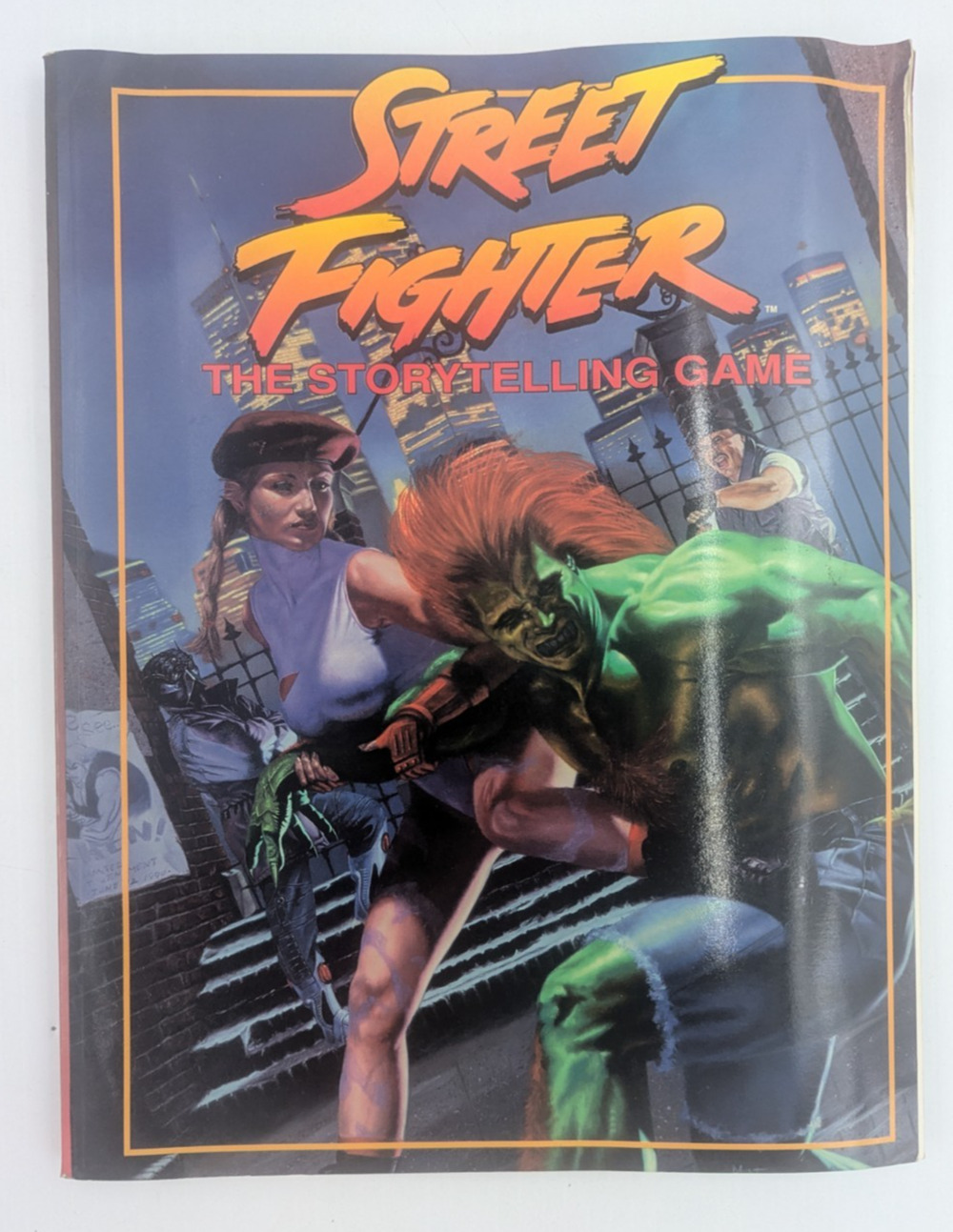 Street Fighter The Storytelling Game RPG White Wolf 1994 Capcom Core Rulebook